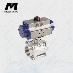 進(jìn)口電動三片式球閥