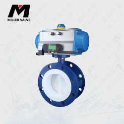 進(jìn)口氣動(dòng)襯膠蝶閥