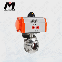 進(jìn)口氣動(dòng)衛(wèi)生級(jí)蝶閥