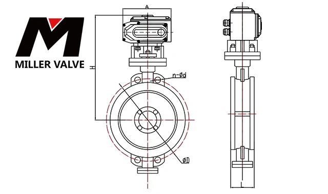 進口電動調(diào)節(jié)蝶閥尺寸
