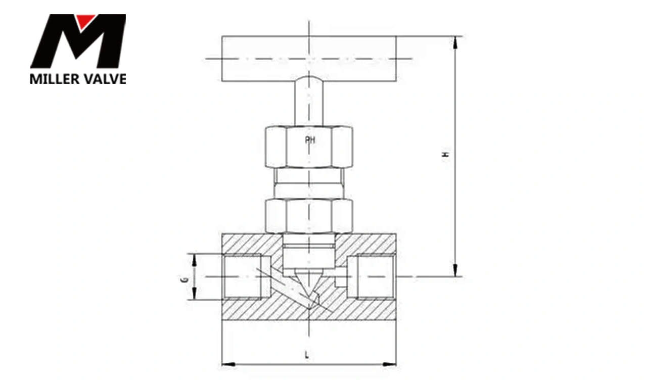 進口蒸汽電動針型閥尺寸